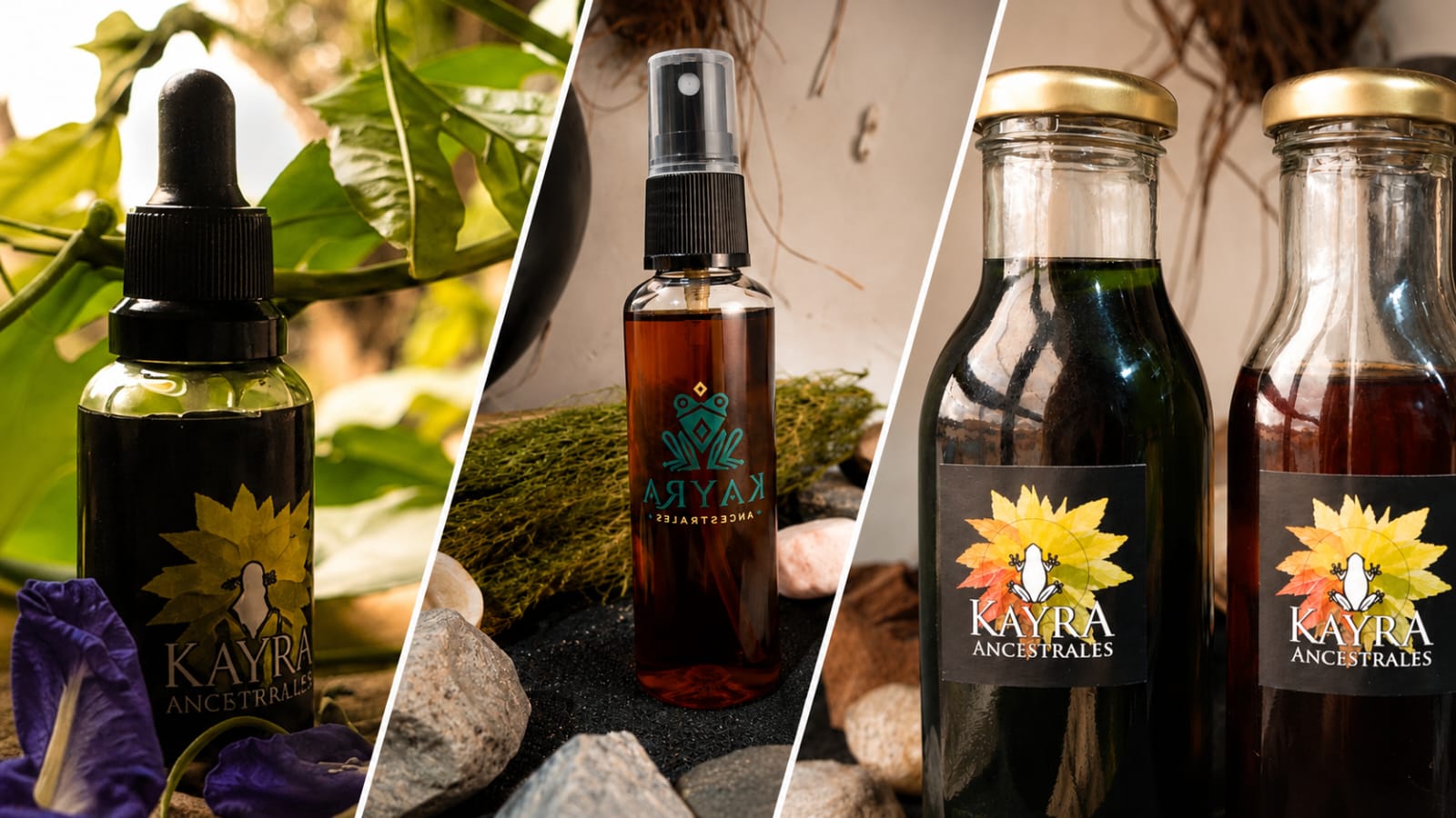 Tinturas madre elaboradas por kayra ancestrales